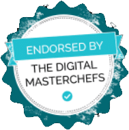 Teal badge endorsed by the Digital Masterchefs