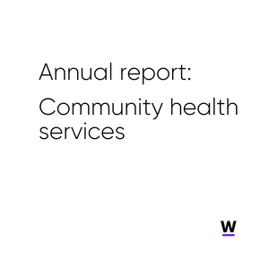 Annual report community health services