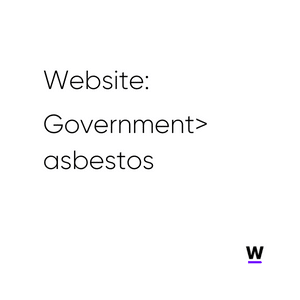 website government asbestos