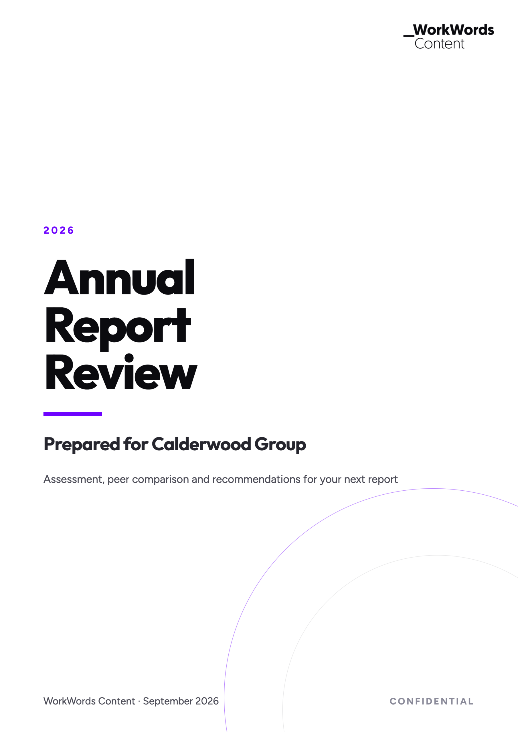 Cover of a WorkWords Report Review